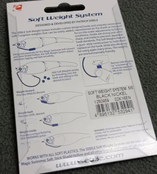 ANZUELOS TEXAS 5/0 PLOMOS TUNGSTENO SEBILE