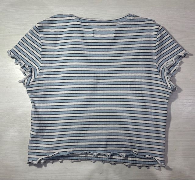 Maglietta Lefties Taglia S Righe Blu e Bianco