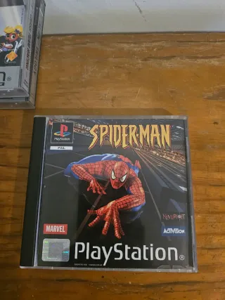 Jogo Spiderman PS1 PAL UK Black Label psx