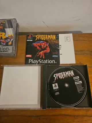 Jogo Spiderman PS1 PAL UK Black Label psx