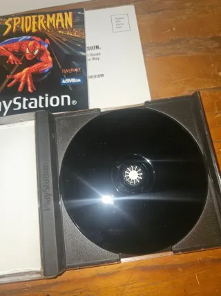 Jogo Spiderman PS1 PAL UK Black Label psx