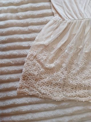 Vestido Encaje Floral Mujer