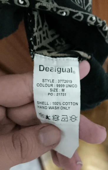 Camiseta Desigual Manga Larga Talla M