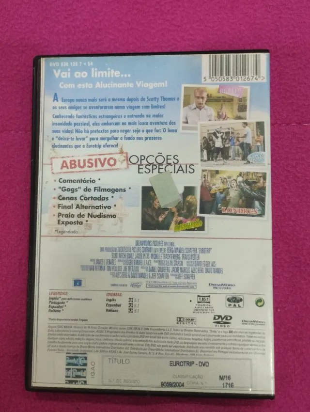 DVD Eurotrip - Road Trip Sem Regras Dias de Loucur