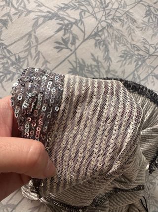 Camisa Zara lentejuelas S