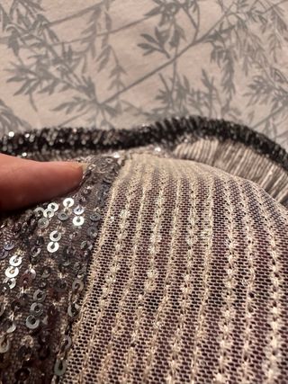 Camisa Zara lentejuelas S