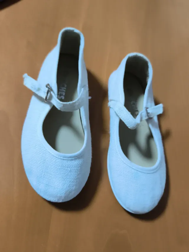 Manoletinas niña blancas