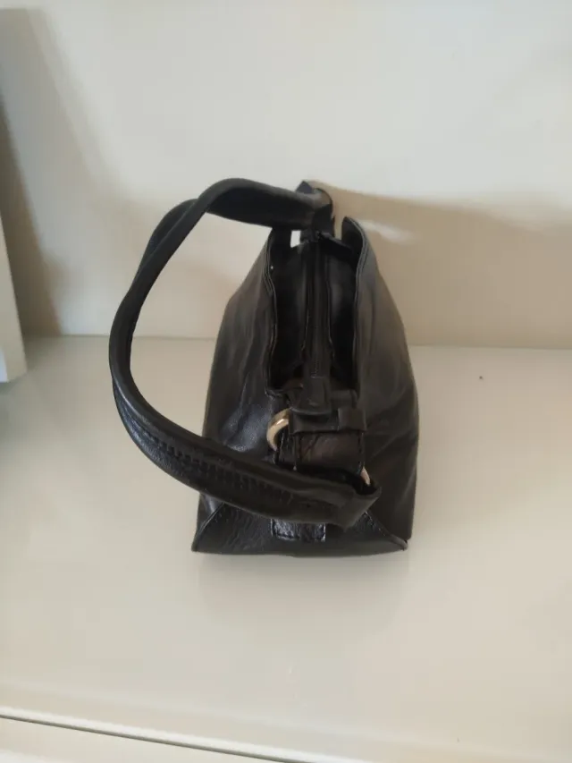 Borsa Coccinelle Nera Pelle