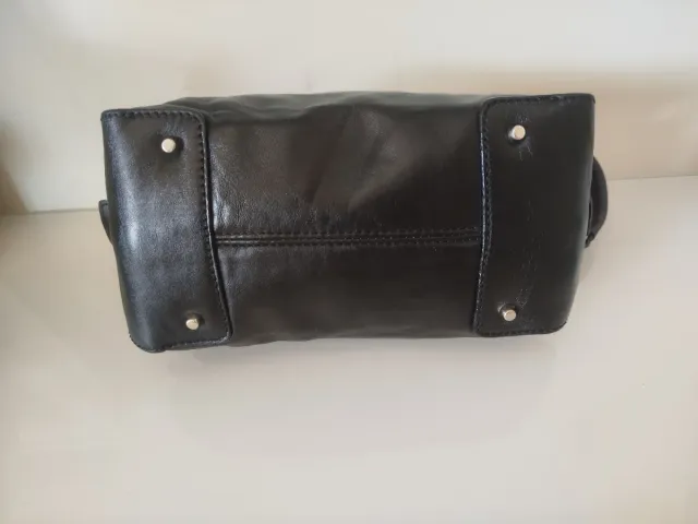 Borsa Coccinelle Nera Pelle