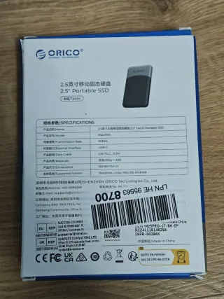 SSD Portatile Orico 1TB M25 PRO