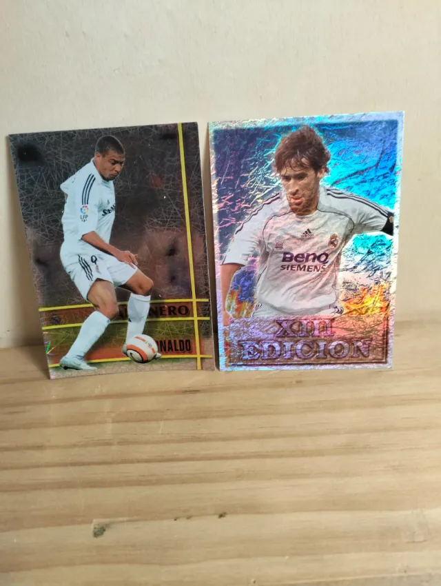 Cromos Real Madrid: Ronaldo e Kaká