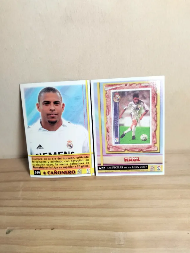 Cromos Real Madrid: Ronaldo e Kaká