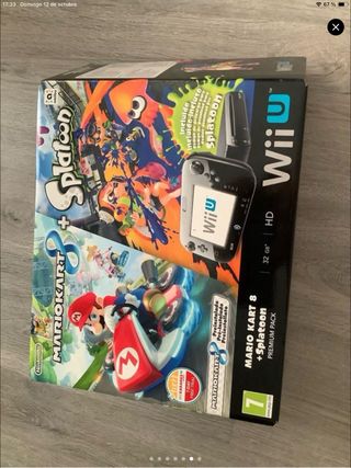 Consola Nintendo Wii U Negra 32Gb