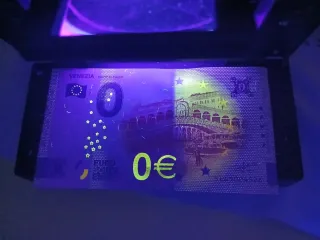 Cartamoneta Euro 0 Venezia Ponte di Rialto.filigra