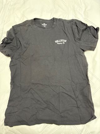 Camiseta Hollister Gris Talla M