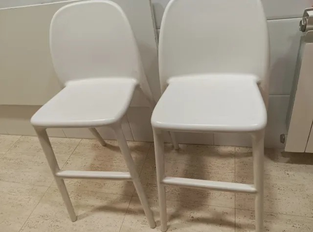 2 Sillas Altas Blancas Ikea