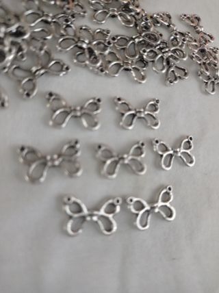 Lote 50 Colgantes Mariposa Plata 900
