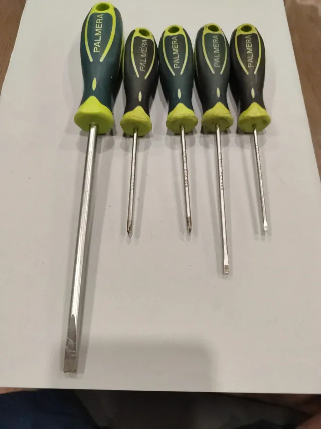 Juego Destornilladores Palmera 5 Piezas