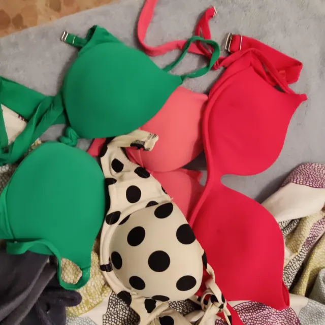 Bikini Calzedonia Verde y Rosa