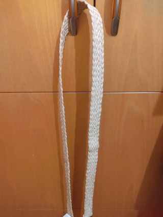 2 Cinturones Beige Trenzados