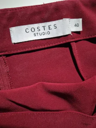 Falda de punto con licra