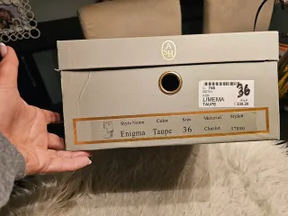 Botín Ash Enigma Taupe Piel Talla 36