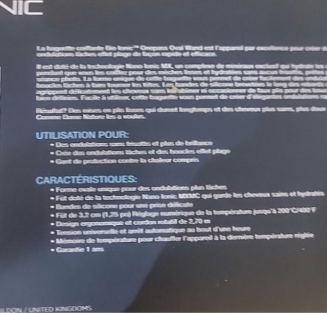 Rizador Bio Ionic Nano Ionic MX Ovalado