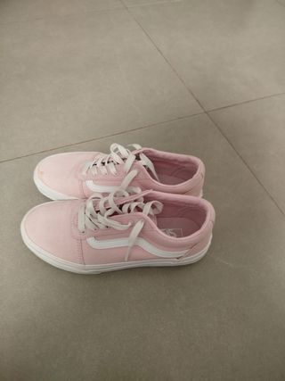 Zapatillas Vans niña rosas