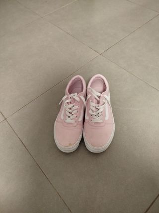 Zapatillas Vans niña rosas