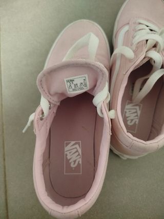 Zapatillas Vans niña rosas