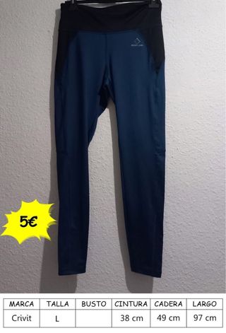 Pantalón deportivo Crivit azul talla L