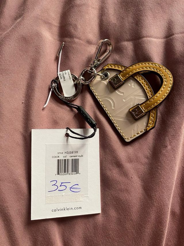 Portachiavi per borsa Calvin Klein nuovo