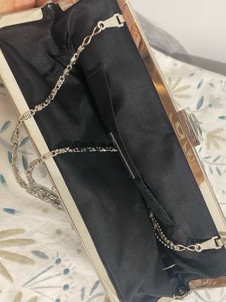 Stradivarius Cartera de mano encaje