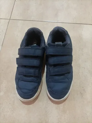 Zapatillas Zara niño velcro azul , N° 34!