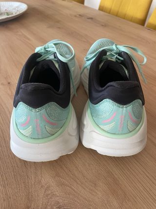 Zapatillas Hoka Bondi 9 Mujer Teal/Amarillo