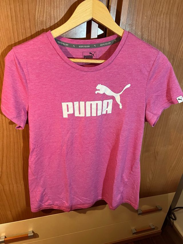 Camiseta Puma Rosa Mujer