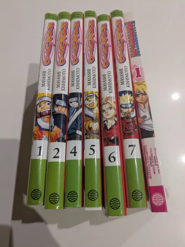 Lote comics Naruto y Boruto.