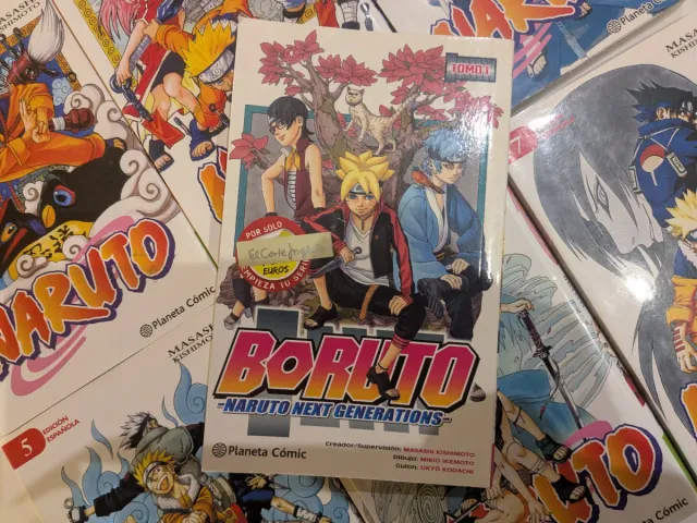 Lote comics Naruto y Boruto.