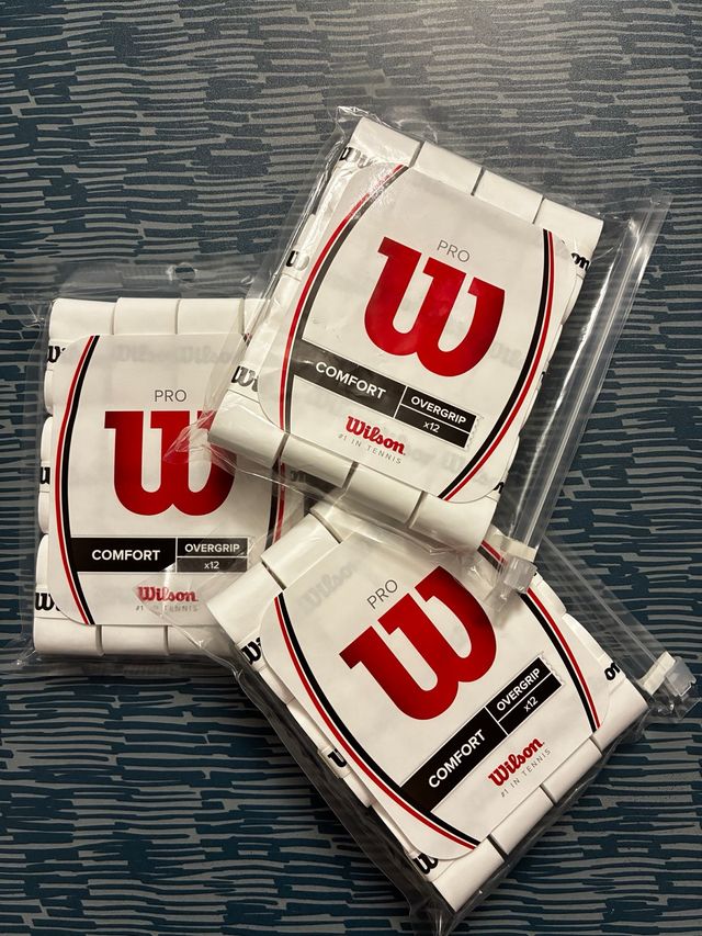 x3 packs tenis overgrips wilson pro comfort