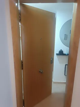 Puerta de casa madera