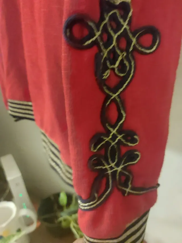 Jersey Tintoretto Rosa y Dorado