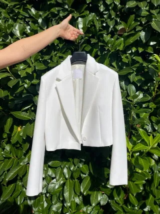 Traje blanco Mango