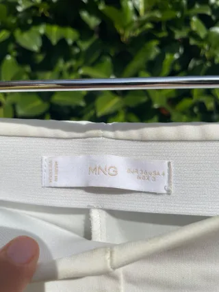 Traje blanco Mango