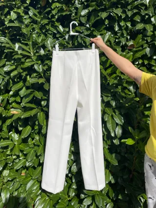 Traje blanco Mango