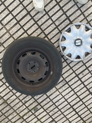Llanta 15” SEAT/VW/Audi + Tapacubos
