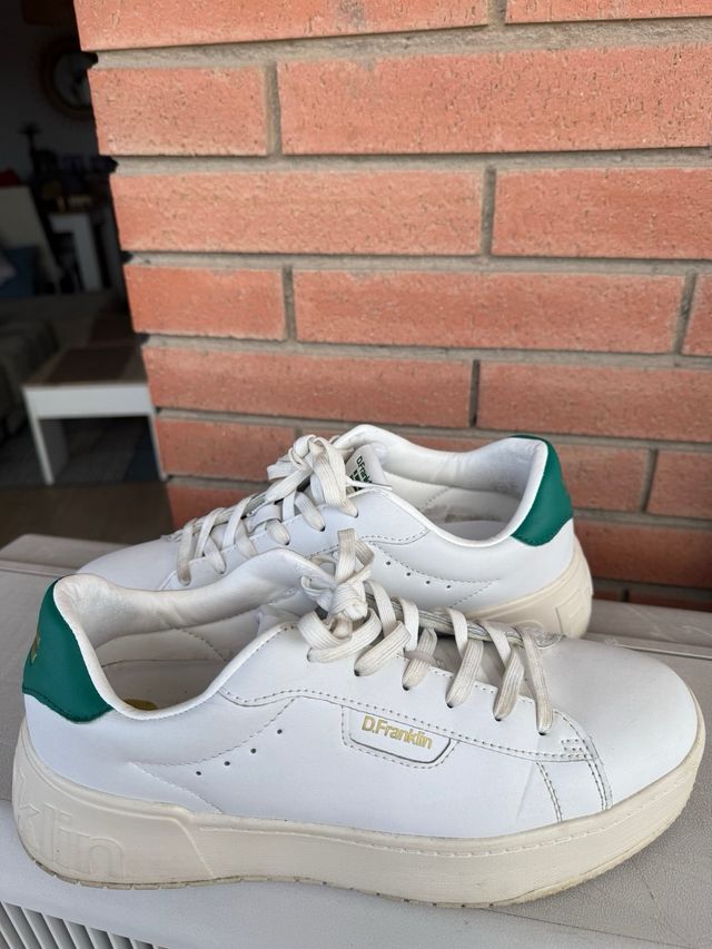 Zapatillas Dr. Franklin Blancas y Verdes