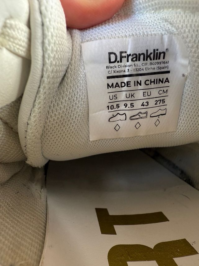 Zapatillas Dr. Franklin Blancas y Verdes