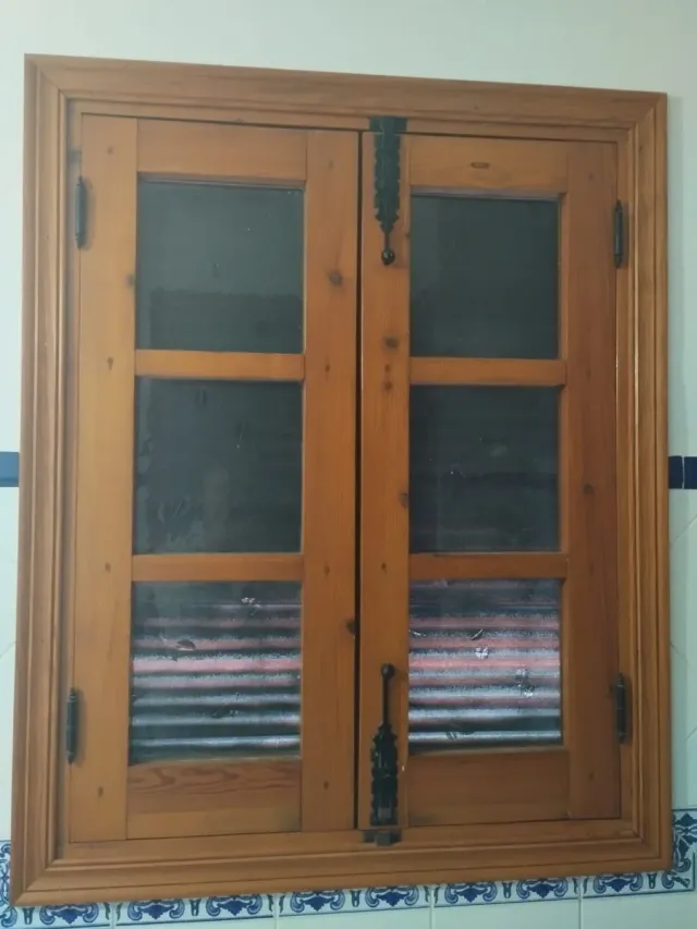 Pack de ventanas madera pino