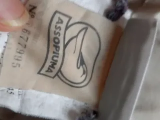 Abrigo de plumas mujer negro