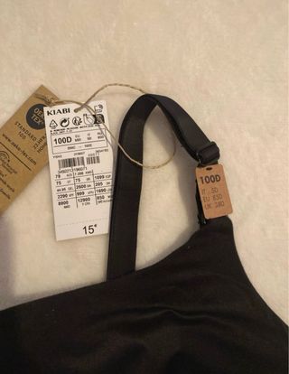 Sujetador Lactancia Kiabi Negro 100D